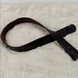 Classic Black Leather Belt